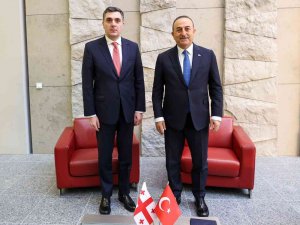 Bakan Çavuşoğlu, Gürcistanlı Mevkidaşı Darchiashvili İle Görüştü