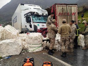 Bitlis’te Meydana Gelen Trafik Kazasında 1 Kişi Yaralandı