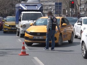Şişli’de Ticari Taksilere Yönelik Denetim