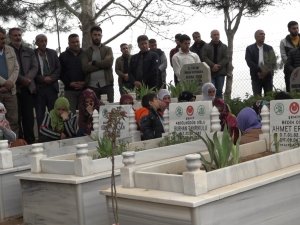 Kulp’ta Şehit Düşen Orman İşçileri, Kabirleri Başında Dualarla Anıldı