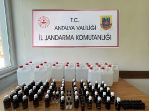 Jandarmadan Kaçak Alkol Operasyonu