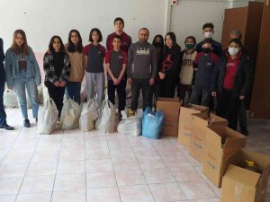 Öğrencilerin Hazırladıkları Yardım Kolileri İhtiyaç Sahiplerine Ulaştırılıyor