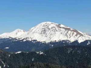 Ilgaz Dağı’nda Nisan Ayında Kar Güzelliği