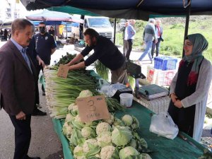 Başkan Deveci Pazarın Nabzını Tuttu