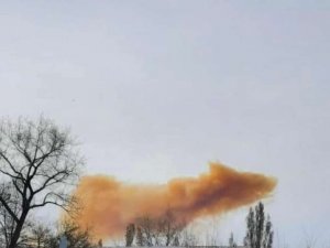 Rus Ordusu Luhansk’da Nitrik Asit Tankını Vurdu