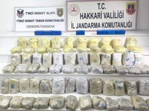 Hakkari’de Zehir Tacirlerine Darbe: 127 Kilogram Eroin Ele Geçirildi