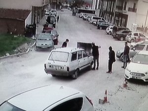 Seyir Halindeyken Alev Aldı, O Anlar Güvenlik Kameralarına Yansıdı