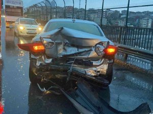 Tem Otoyolu’nda Zincirleme Kaza: 1 Yaralı