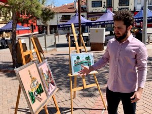Genç Sanatçı Eskişehir’i ’Filografi’ Sanatıyla Birleştirdi