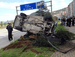 Giresun'da Trafik Kazası 1 Yaralı