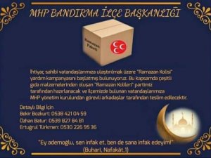 Bandırma Mhp’den Gönül Seferberliği