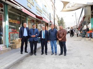 Başkan Güder, Prestij Sokaktaki Çalışmaları İnceledi