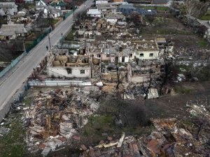 Makariv’den Çekilen Rus Ordusu Geriye Enkaz Bıraktı