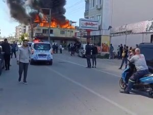 Evin Terası Alev Topuna Döndü