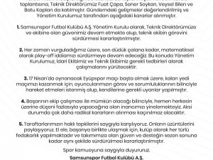 Samsunspor, Fuat Çapa İle ‘Devam’ Dedi