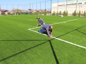 Turgutlu Belediyesinden Kırsal Mahallelere Yeni Spor Alanları