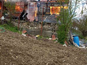 Kastamonu’da Ahşap Ev Yangında Küle Döndü