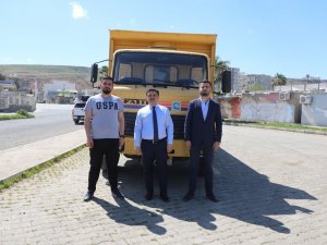 Cizre Belediyesine Araç Hibe Edildi