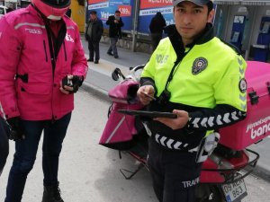 Çorum’da Motosiklet Sürücüleri Denetlendi