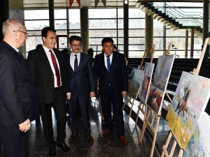 Türk Dünyasından Ressamlar Osmangazi’de Buluştu