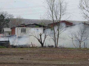 Samsun’da Ahır Yangını