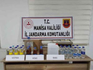 Salihli’de Kaçak Alkol Operasyonu