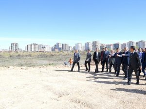 2023’te Tamamlanacak 100.yıl Parkının Yer Teslimi Yapıldı