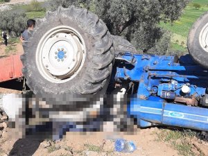Devrilen Traktörün Altında Kalan Çocuk Hayatını Kaybetti