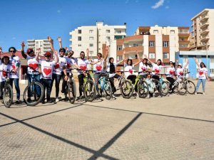 Mardin’de Kalp Sağlığı İçin Pedal Çevirdiler