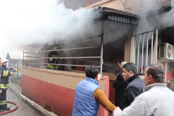 Samsun'da ev yangını 1 ölü