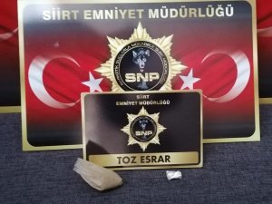 Şüphe Üzerine Durdurulan Şahsın Üzerinden Uyuşturucu Çıktı