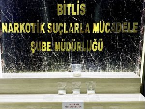 Bitlis’te 2 Kilo 16 Gram Metanfetamin Ele Geçirildi