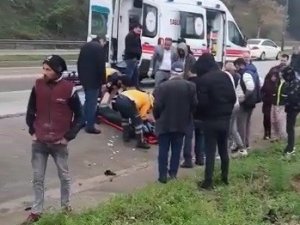 Bursa’da Kayganlaşan Yolda Kontrolden Çıkan Otomobil Taklalar Attı : 1 Ölü 1 Yaralı