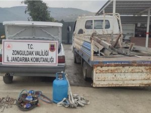 Hırsızlık Yapan 4 Şüpheliyi Jandarma Yakaladı
