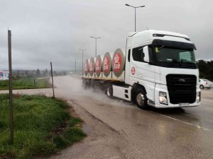 Bandırma’da İki Gündür Sağanak Yağış Etkili Oluyor