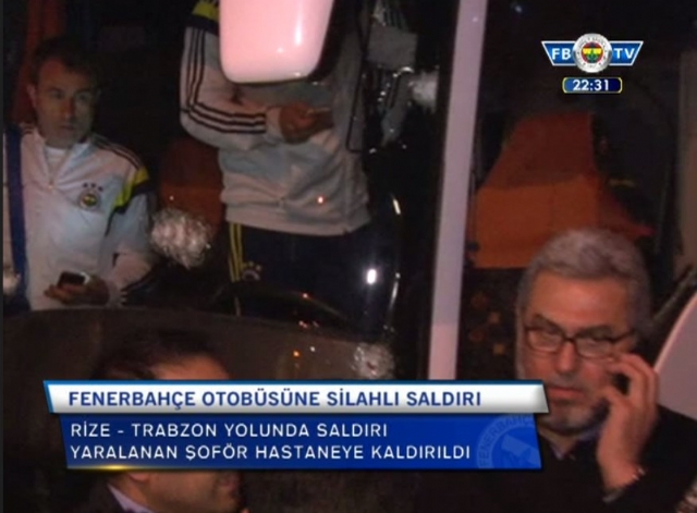 Fenerbahçe’ye Sürmene’de Silahlı Saldırı VİDEO İZLE
