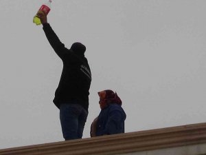 Kilis’te Verilen İşi Beğenmeyen İşçi Kendini Yakmak İstedi