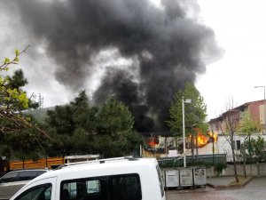 Başakşehir’de Korkutan Yangın