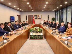 Bakan Soylu, Kırgız Mevkidaşı Niyazbekov İle Bir Araya Geldi