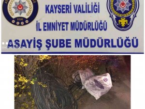 Kablo Hırsızı Yakalandı
