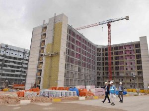Antalya Şehir Hastanesi İnşaatının Yüzde 48’ Tamamlandı