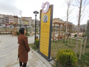 Şehit Nusret Bey’in Biyografisinin Olduğu Levha Adını Taşıyan Parka Yerleştirildi