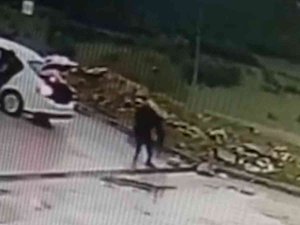 Bursa’daki Mazgal Hırsızlığı Kamerada