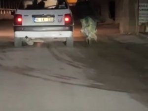 Bursa’da Bisiklet Sürücüsünün Tehlikeli Yolculuğu Kameralarda