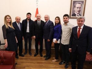 Başkan Ceylan, İ̇çişleri Bakanı Süleyman Soylu İle Görüştü