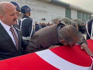 Şehit İnfaz Koruma Memuru Cengiz Yiğit İçin Ağrı’da Tören Düzenlendi