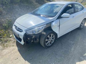 Polisten Kaçan Sürücü Kaza Yapınca Yakalandı