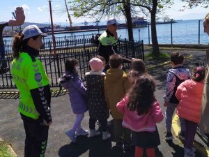 Minikler Trafik Kurallarını Eğlenerek Öğreniyor