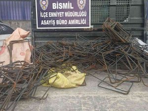 Bismil’de Demir Hırsızları Yakalandı