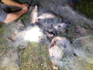 Konya’da Baraj Gölünde Ağ Denetimi